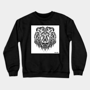 big little lion ecopop pattern in the wild Crewneck Sweatshirt